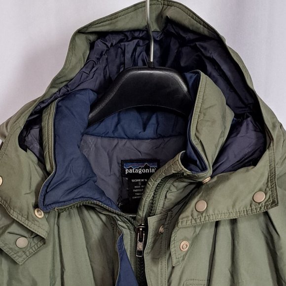 PATAGONIA womens WINTER COAT PARKA Sz S full zip REMOVABLE HOOD ** GREAT DEAL ** - Picture 3 of 10